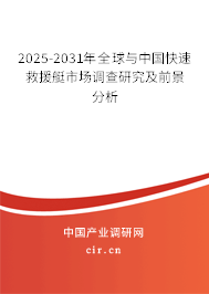 2025-2031年全球與中國快速救援艇市場調查研究及前景分析 2025-2031年全球與中國快速救援艇市場調查研究及前景分析