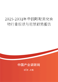 2025-2031年中國哌啶類化合物行業(yè)現(xiàn)狀與前景趨勢報告