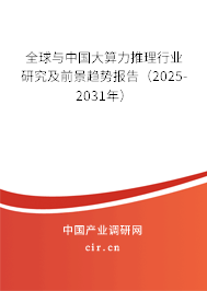 全球與中國大算力推理行業(yè)研究及前景趨勢報(bào)告(2025-2031年) 全球與中國大算力推理行業(yè)研究及前景趨勢報(bào)告(2025-2031年)