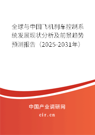全球與中國飛機剎車控制系統(tǒng)發(fā)展現(xiàn)狀分析及前景趨勢預測報告（2025-2031年）