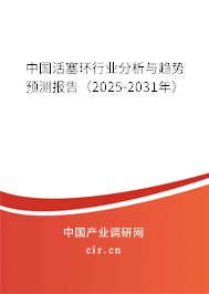 中國活塞環(huán)行業(yè)分析與趨勢預測報告(2025-2031年) 中國活塞環(huán)行業(yè)分析與趨勢預測報告(2025-2031年)