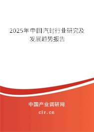 2025年中國汽封行業(yè)研究及發(fā)展趨勢報告