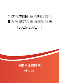 全球與中國(guó)街道照明燈具行業(yè)發(fā)展研究及市場(chǎng)前景分析（2025-2031年）