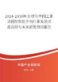 2024-2030年全球與中國工業(yè)堅固型智能手機行業(yè)發(fā)展深度調(diào)研與未來趨勢預測報告 2024-2030年全球與中國工業(yè)堅固型智能手機行業(yè)發(fā)展深度調(diào)研與未來趨勢預測報告
