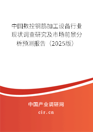 中國數(shù)控鋼筋加工設(shè)備行業(yè)現(xiàn)狀調(diào)查研究及市場前景分析預(yù)測報(bào)告（2025版）