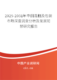 2025-2031年中國喜糖及包裝市場深度調(diào)查分析及發(fā)展前景研究報告