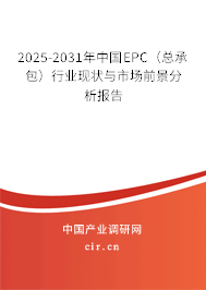 2025-2031年中國EPC（總承包）行業(yè)現(xiàn)狀與市場前景分析報告