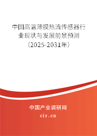 中國高溫薄膜熱流傳感器行業(yè)現(xiàn)狀與發(fā)展前景預(yù)測(cè)（2025-2031年）