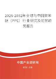 2026-2032年全球與中國聚苯醚（PPE）行業(yè)研究及前景趨勢報告