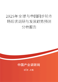 2025年全球與中國同步輪市場現(xiàn)狀調研與發(fā)展趨勢預測分析報告