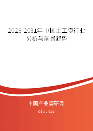 2025-2031年中國(guó)土工膜行業(yè)分析與前景趨勢(shì)