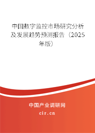 中國數(shù)字監(jiān)控市場研究分析及發(fā)展趨勢預(yù)測報告（2025年版）