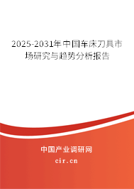 2025-2031年中國車床刀具市場研究與趨勢分析報(bào)告