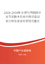 2024-2030年全球與中國(guó)肩半關(guān)節(jié)置換術(shù)系統(tǒng)市場(chǎng)深度調(diào)查分析及發(fā)展前景研究報(bào)告