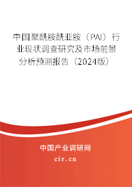 中國(guó)聚酰胺酰亞胺（PAI）行業(yè)現(xiàn)狀調(diào)查研究及市場(chǎng)前景分析預(yù)測(cè)報(bào)告（2024版）