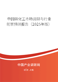 中國磷化工市場調(diào)研與行業(yè)前景預測報告（2025年版）