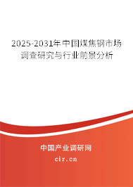 2025-2031年中國(guó)煤焦鋼市場(chǎng)調(diào)查研究與行業(yè)前景分析