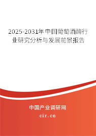2025-2031年中國(guó)葡萄酒酶行業(yè)研究分析與發(fā)展前景報(bào)告