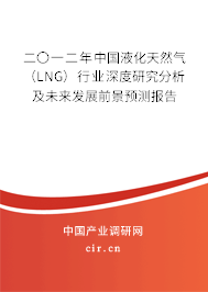 二〇一二年中國液化天然氣（LNG）行業(yè)深度研究分析及未來發(fā)展前景預(yù)測報告