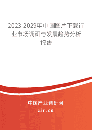 2023-2029年中國圖片下載行業(yè)市場調(diào)研與發(fā)展趨勢分析報(bào)告