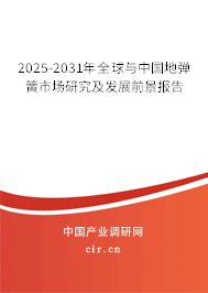 2025-2031年全球與中國地彈簧市場研究及發(fā)展前景報告 2025-2031年全球與中國地彈簧市場研究及發(fā)展前景報告