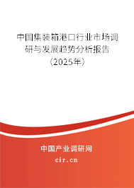 中國(guó)集裝箱港口行業(yè)市場(chǎng)調(diào)研與發(fā)展趨勢(shì)分析報(bào)告（2025年）