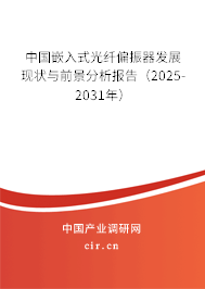 中國嵌入式光纖偏振器發(fā)展現(xiàn)狀與前景分析報告（2025-2031年）