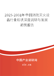 2025-2031年中國消防滅火設(shè)備行業(yè)現(xiàn)狀深度調(diào)研與發(fā)展趨勢報告