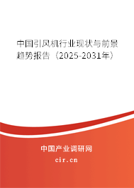中國引風(fēng)機(jī)行業(yè)現(xiàn)狀與前景趨勢報告(2025-2031年) 中國引風(fēng)機(jī)行業(yè)現(xiàn)狀與前景趨勢報告(2025-2031年)