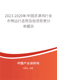 2023-2029年中國靈津鴻行業(yè)市場運行態(tài)勢及投資前景分析報告