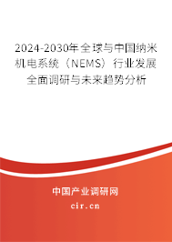 2024-2030年全球與中國納米機(jī)電系統(tǒng)（NEMS）行業(yè)發(fā)展全面調(diào)研與未來趨勢分析