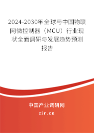 2024-2030年全球與中國(guó)物聯(lián)網(wǎng)微控制器（MCU）行業(yè)現(xiàn)狀全面調(diào)研與發(fā)展趨勢(shì)預(yù)測(cè)報(bào)告