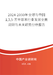 2024-2030年全球與中國(guó)1,3,5-三甲基苯行業(yè)發(fā)展全面調(diào)研與未來(lái)趨勢(shì)分析報(bào)告