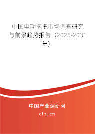 中國電動拖把市場調查研究與前景趨勢報告（2024-2030年）