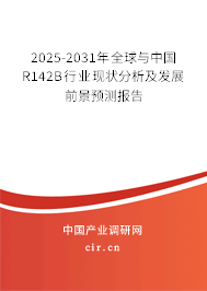 2025-2031年全球與中國(guó)R142B行業(yè)現(xiàn)狀分析及發(fā)展前景預(yù)測(cè)報(bào)告 2025-2031年全球與中國(guó)R142B行業(yè)現(xiàn)狀分析及發(fā)展前景預(yù)測(cè)報(bào)告