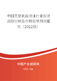 中國三聚氰胺泡沫行業(yè)現狀調研分析及市場前景預測報告（2022版）