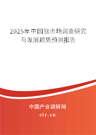 2025年中國(guó)鈦市場(chǎng)調(diào)查研究與發(fā)展趨勢(shì)預(yù)測(cè)報(bào)告