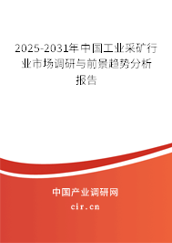 2025-2031年中國工業(yè)采礦行業(yè)市場調(diào)研與前景趨勢分析報告