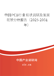 中國PCB行業(yè)現(xiàn)狀調(diào)研及發(fā)展前景分析報告（2025-2031年）