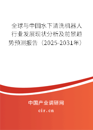 全球與中國水下清洗機(jī)器人行業(yè)發(fā)展現(xiàn)狀分析及前景趨勢預(yù)測報告（2025-2031年）