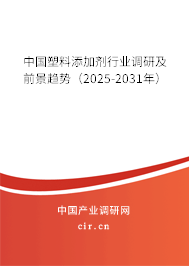 中國塑料添加劑行業(yè)調(diào)研及前景趨勢（2025-2031年）