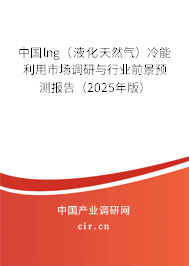 中國(guó)lng（液化天然氣）冷能利用市場(chǎng)調(diào)研與行業(yè)前景預(yù)測(cè)報(bào)告（2025年版）