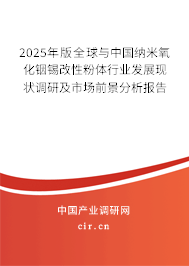 2025年版全球與中國(guó)納米氧化銦錫改性粉體行業(yè)發(fā)展現(xiàn)狀調(diào)研及市場(chǎng)前景分析報(bào)告
