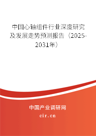 中國(guó)心軸組件行業(yè)深度研究及發(fā)展走勢(shì)預(yù)測(cè)報(bào)告（2025-2031年）