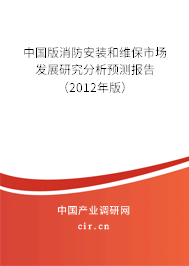 中國版消防安裝和維保市場發(fā)展研究分析預測報告（2012年版）
