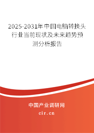 2025-2031年中國(guó)電腦轉(zhuǎn)換頭行業(yè)當(dāng)前現(xiàn)狀及未來(lái)趨勢(shì)預(yù)測(cè)分析報(bào)告