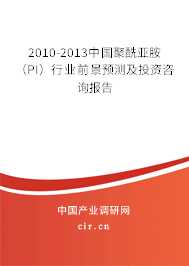 2010-2013中國聚酰亞胺（PI）行業(yè)前景預測及投資咨詢報告