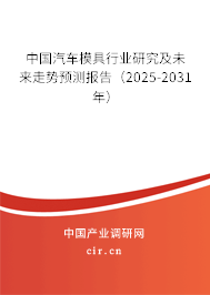 中國(guó)汽車模具行業(yè)研究及未來(lái)走勢(shì)預(yù)測(cè)報(bào)告（2025-2031年）