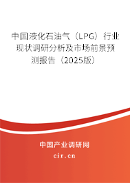 中國液化石油氣（LPG）行業(yè)現(xiàn)狀調(diào)研分析及市場前景預(yù)測報(bào)告（2025版）