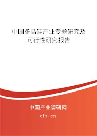 中國多晶硅產(chǎn)業(yè)專題研究及可行性研究報告
